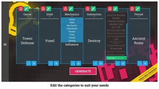 Awesome Game Idea Generator screenshot 1