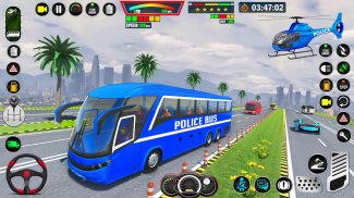 Police Bus Driving Games screenshot 0