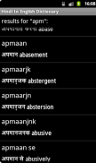 Hindi to English Dictionary screenshot 1