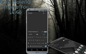 Dark Material Theme For LG G6 screenshot 1