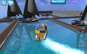 3D Parcheggio Barca Corsa Sim screenshot 11