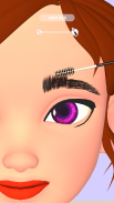 Eyebrows Art 3D screenshot 2