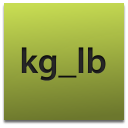 kg lb oz conversion app Icon