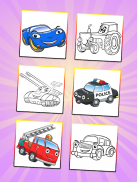 تلوين السيارات للأطفال screenshot 4