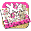 XOXO Sweet Girlish Keyboard Theme