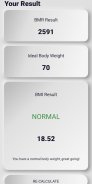 BMI, BMR & Ideal Weight Calulator screenshot 0