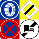 Panneaux routiers: quiz, test Icon