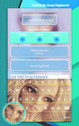 Cute Dolls Emoji Keyboard screenshot 3