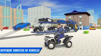 Police Cargo Truck Transport screenshot 1