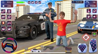 Politie auto parkeren spel 3d screenshot 6