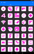 Inverted White and Pink Icon Pack Free screenshot 6