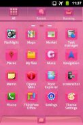Theme Pink GO Launcher EX screenshot 4