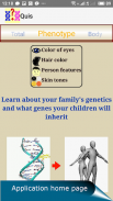 QUIS. Family Genetics. screenshot 3