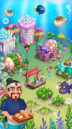 Aquarium Farm: подводный город принцессы русалочки screenshot 3