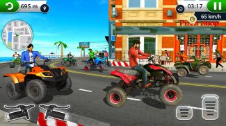 ATV City Traffic Racing Games 2019 screenshot 3