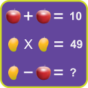 Math Puzzles: Funny fruits game free