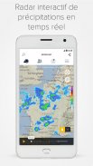 Prévision météo avec radar & widget - Morecast screenshot 0