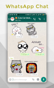 Cute & Funny Cat Sticker for WhatsApp WAStickerApp screenshot 13