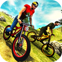 Uphill Offroad Bicycle Rider Icon