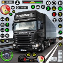 Euro Heavy Delivery Real Truck Icon