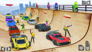 SuperHero Car Stunt: Car Games screenshot 3