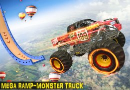 Ramp Monster Truck Stunts:New Racing Games screenshot 1