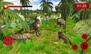 Angry Wolf Simulation - Life of Wild Beast family screenshot 5