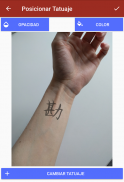 Tatuajes para fotos – Editor screenshot 2