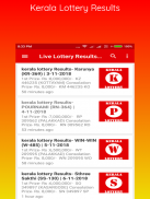 Kerala Lottery Results screenshot 1