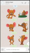 🐭 Jerry Stickers : Gato y Raton Jerry Wastickers screenshot 4