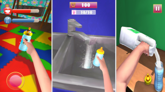 3D Mother Simulator Game 2019: Virtual Baby Sim screenshot 1
