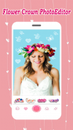 Flower Crown Photo Editor Heart Effect Filter screenshot 0