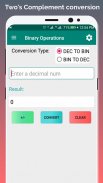 Total Binary Operations: Converter and Calculator screenshot 2