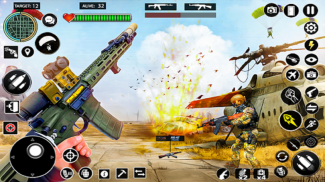 Commando Shooting Strike Games screenshot 4