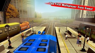 Train Racing Games 3D 2 Player screenshot 0