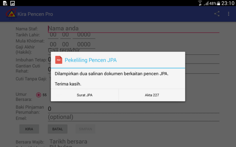 Kira Pencen JPA 1.2 Download Android APK  Aptoide