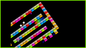 Colors geometry rage game screenshot 0