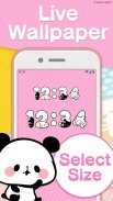 Horloge Mochi Panda Digital screenshot 6