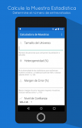 Calculadora de Muestras screenshot 4