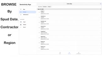 Rig Finder - GeoActivity screenshot 1