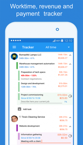 Time tracker free