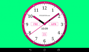 Color Analog Clock-7 screenshot 3