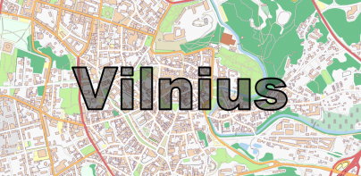 Vilnius Offline City Map