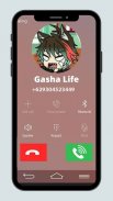 Talking Gasha Life - Fake Call screenshot 2