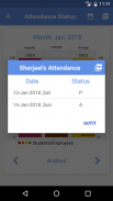 Daily Attendance Recorder screenshot 1