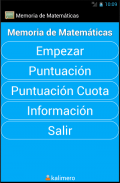 Memoria de Matemáticas screenshot 0