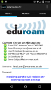 eduroam CAT screenshot 0