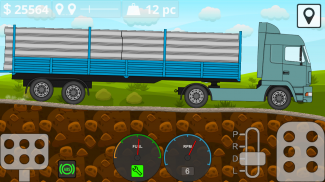 Mini Trucker - 2D offroad truck simulator screenshot 4