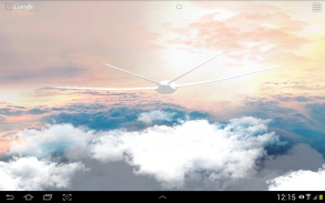 Flight in the sky 3D with weather live wallpaper screenshot 1