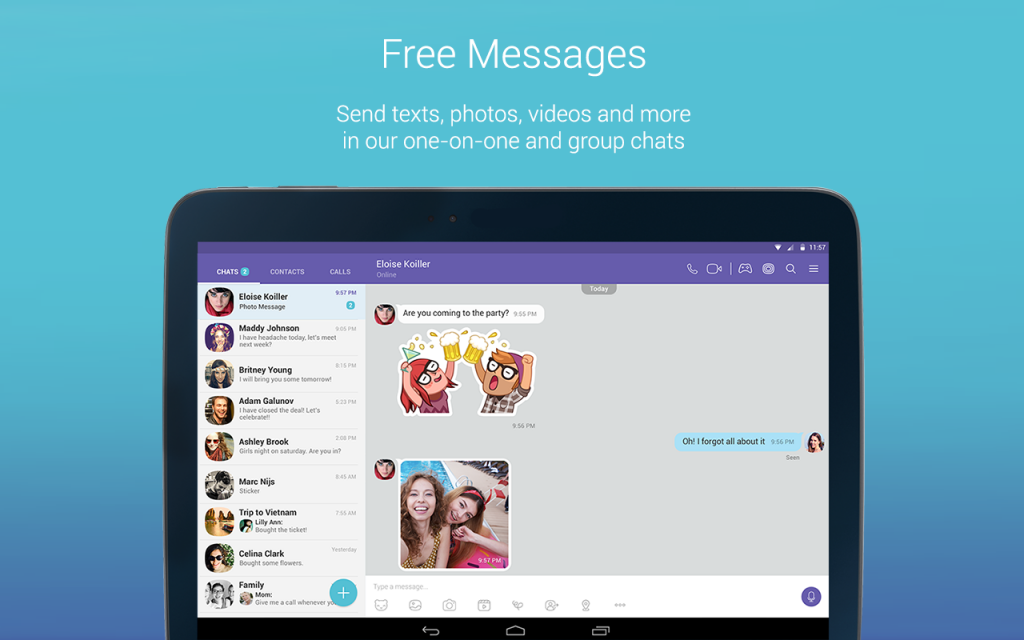 Download viber messenger app for android and ios. viber 